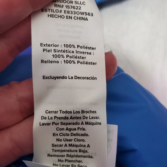 Eddie Bauer Youth Reversible Jacket Size 14/16 - Picture 6 of 6